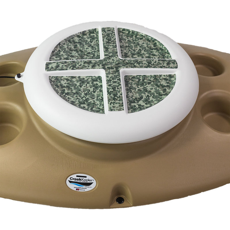 CreekKooler 30 Quart Floating Insulated Beverage Cooler Pull Behind